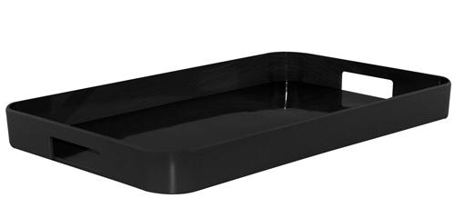Zak Designs - 0015-0271 - Plateau Gallery Rectangulaire - 32,5 x 26 cm - Noir